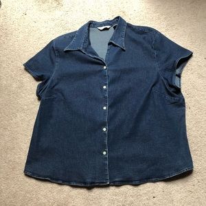 Eddie Bauer || Denim Top